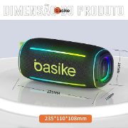 Imagem de Caixa De Som Bluetooth Portátil Basike BA-RAD017 - 30W 4000mAh