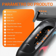 Imagem de Caixa De Som Bluetooth Portátil Basik BA-RAD018 - 60w 7200mAh
