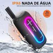 Imagem de Caixa De Som Bluetooth Portátil Basike BA-RAD020 - 20W 3000mAh