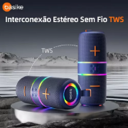 Imagem de Caixa De Som Bluetooth Portátil Basike BA-RAD126 - 30W 3600mAh