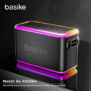 Imagem de Caixa De Som Bluetooth Portátil Basike BA-RAD064 - 60W 6000mAh