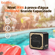 Imagem de Caixa De Som Bluetooth Portátil Basike Ba-RAD060 - 35W 1800mAh