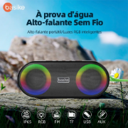 Imagem de Caixa De Som Bluetooth Portátil Basike Ba-RAD027 - 10W 3000mAh
